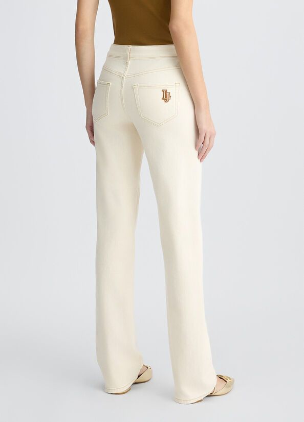 BROEK VAN LIU JO UA5219-TS053 09041 ECRU