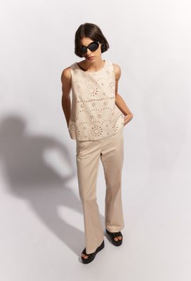 BROEK VAN SENSO S1374BK/R ALIX BEIGE