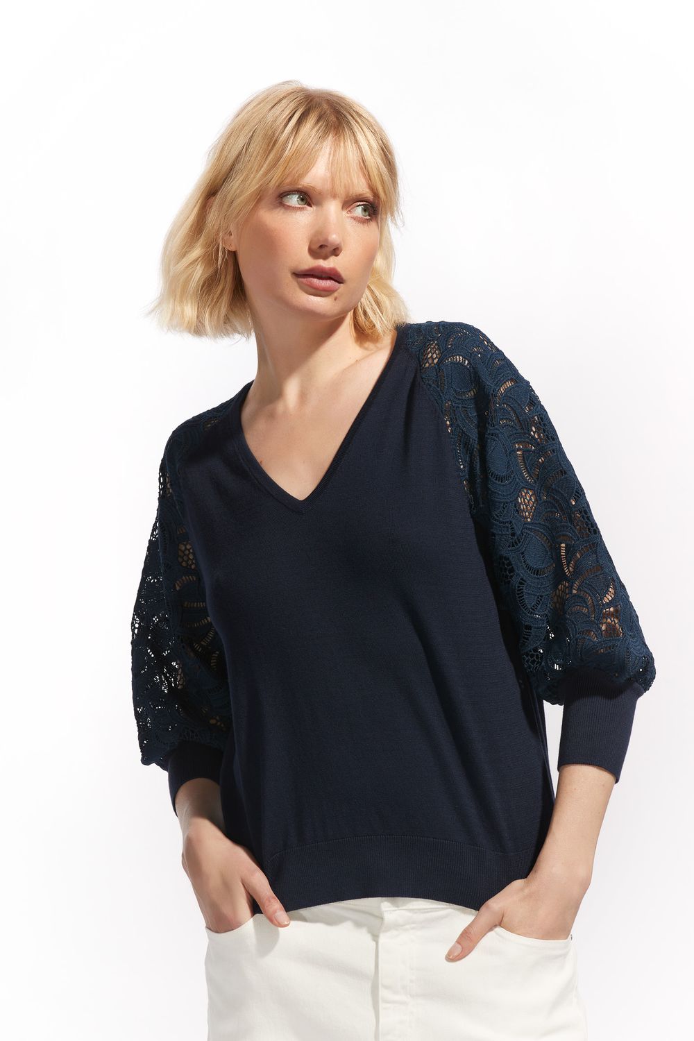 PULL VAN SENSO S1367PL/U MYLO NAVY