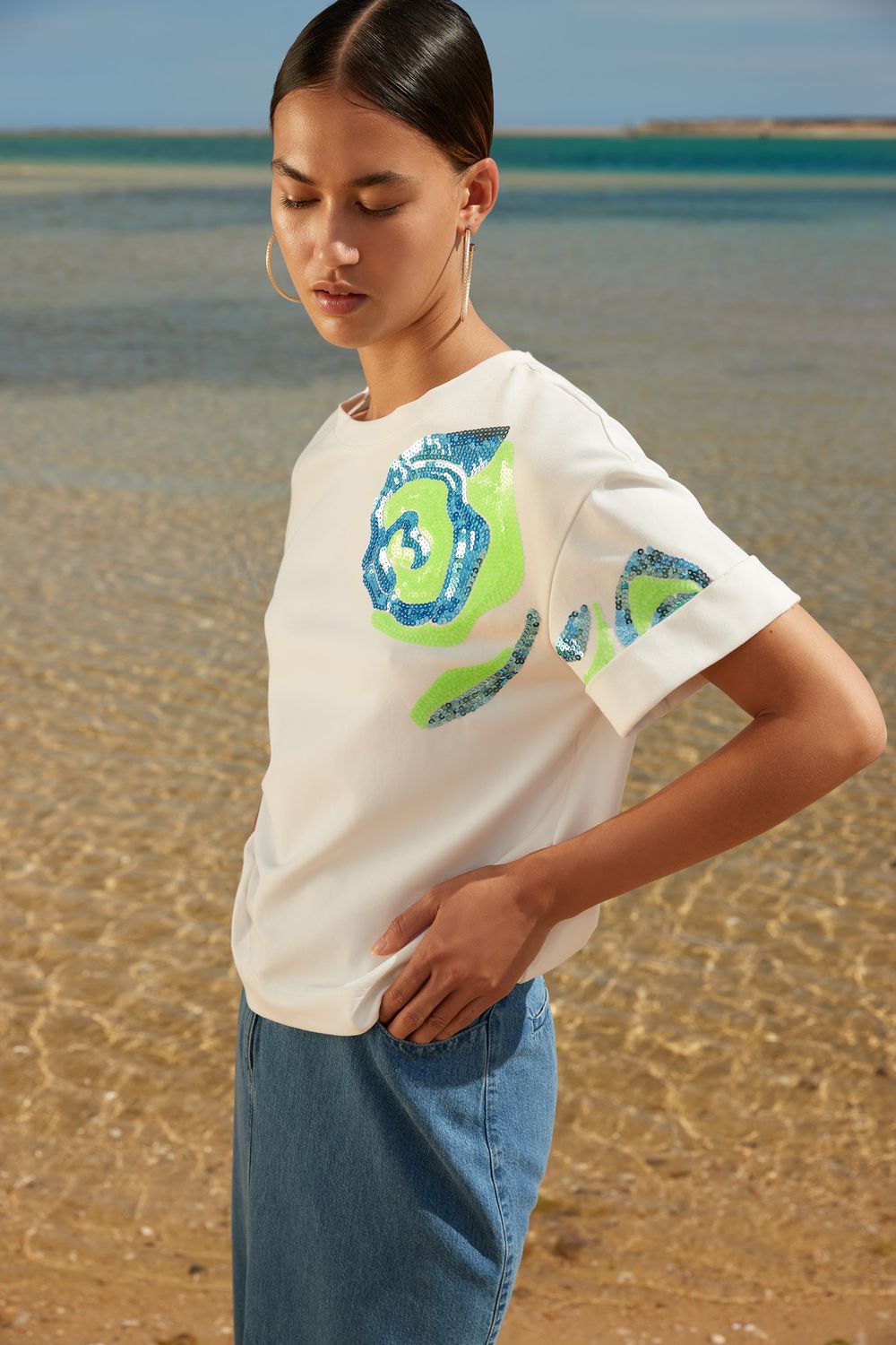 T-SHIRT VAN ATMOS A1262TS/R LILOU SURF
