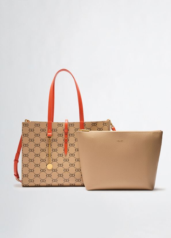 HANDTAS VAN LIU JO AA5024-E0053 C3194 NATURAL BLACK