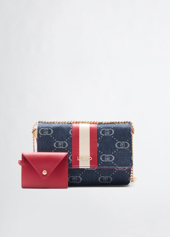 HANDTAS VAN LIU JO AA5158-D3200 00770 BLU DENIM