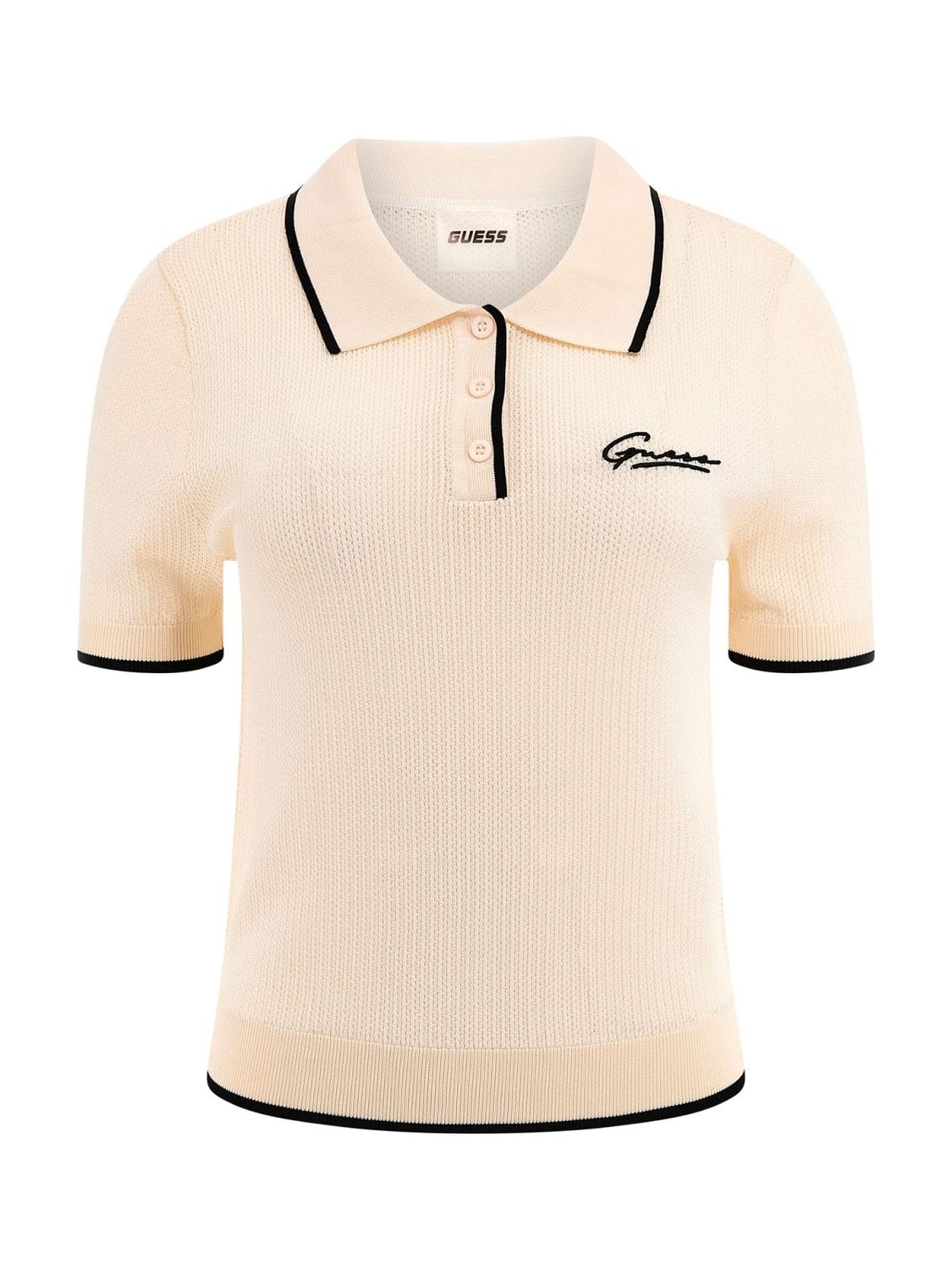 POLO VAN GUESS V5GP00 Z3D60 G1O6 DOVE WHITE