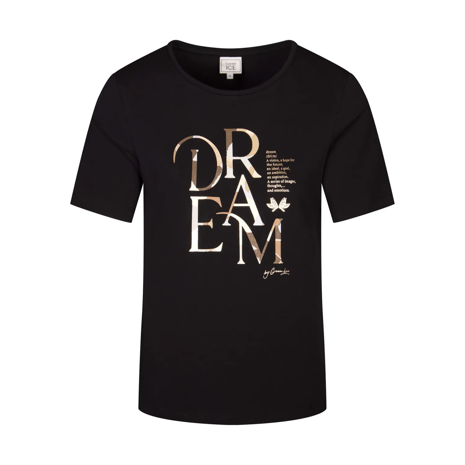 T-SHIRT VAN GREEN ICE KADIA  Black