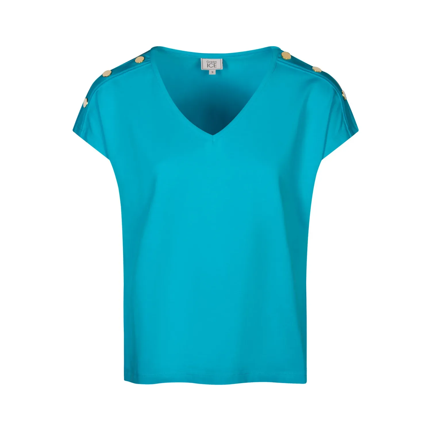 T-SHIRT VAN GREEN ICE KORINA  Turquoise