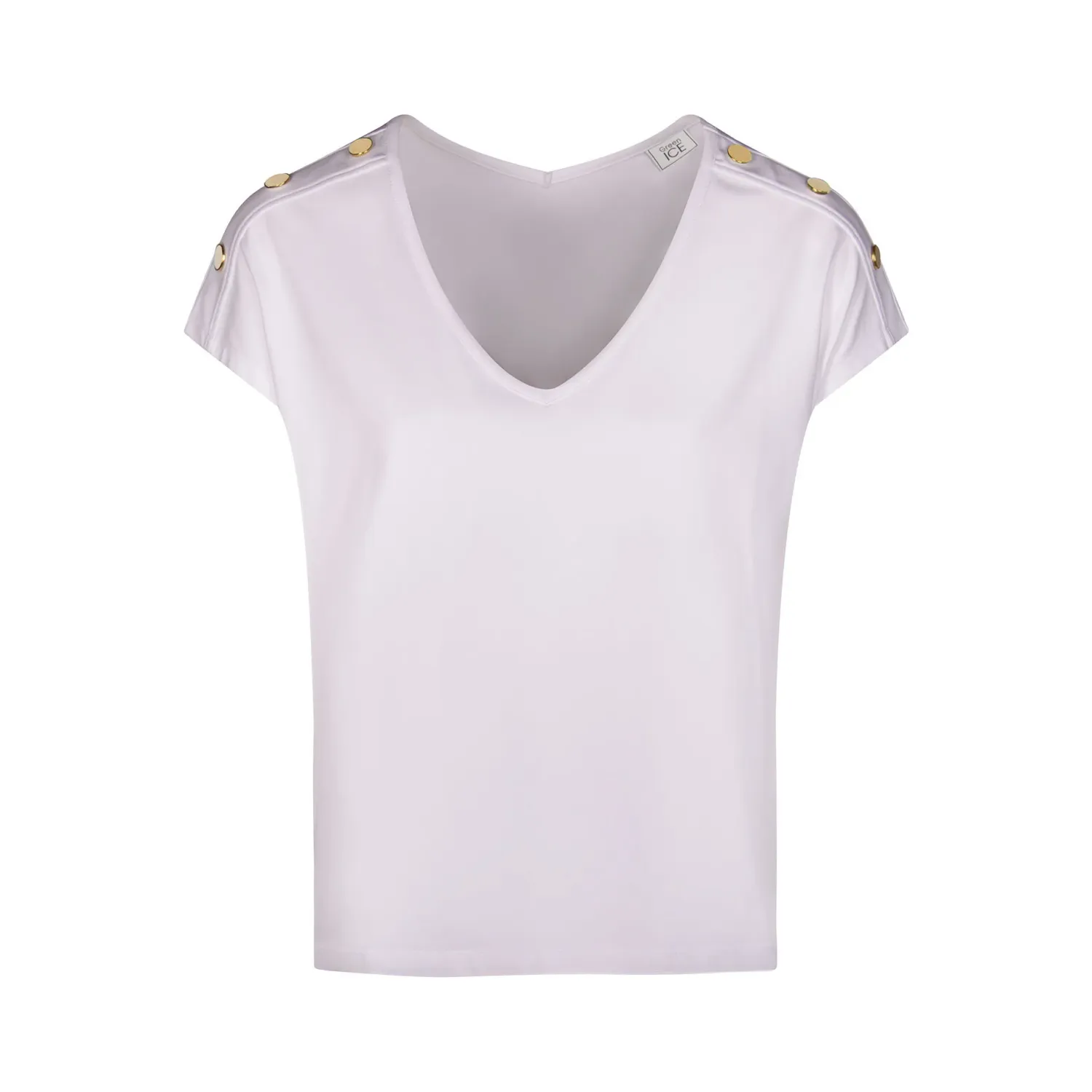 T-SHIRT VAN GREEN ICE KORINA  White