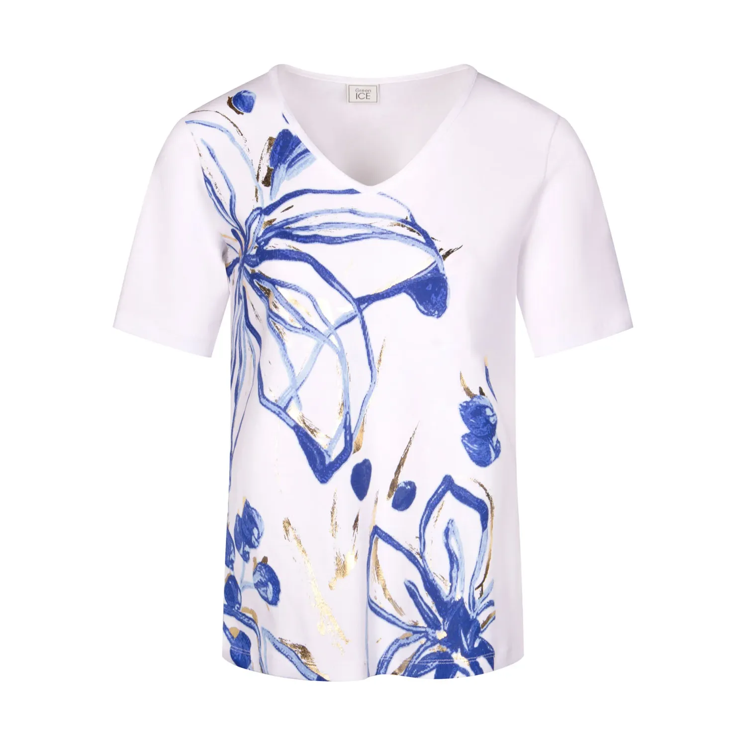 T-SHIRT VAN GREEN ICE INES  White