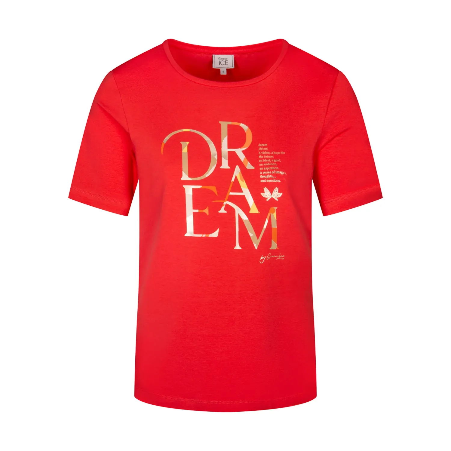T-SHIRT VAN GREEN ICE KADIA  Red
