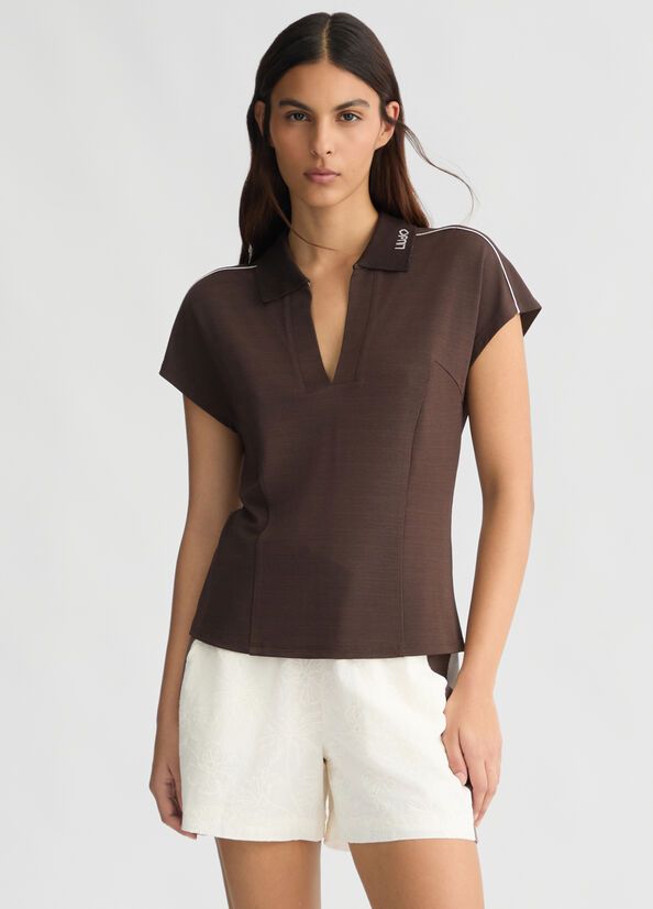 T-SHIRT VAN LIU JO TA5183-J4883 91016 MORO