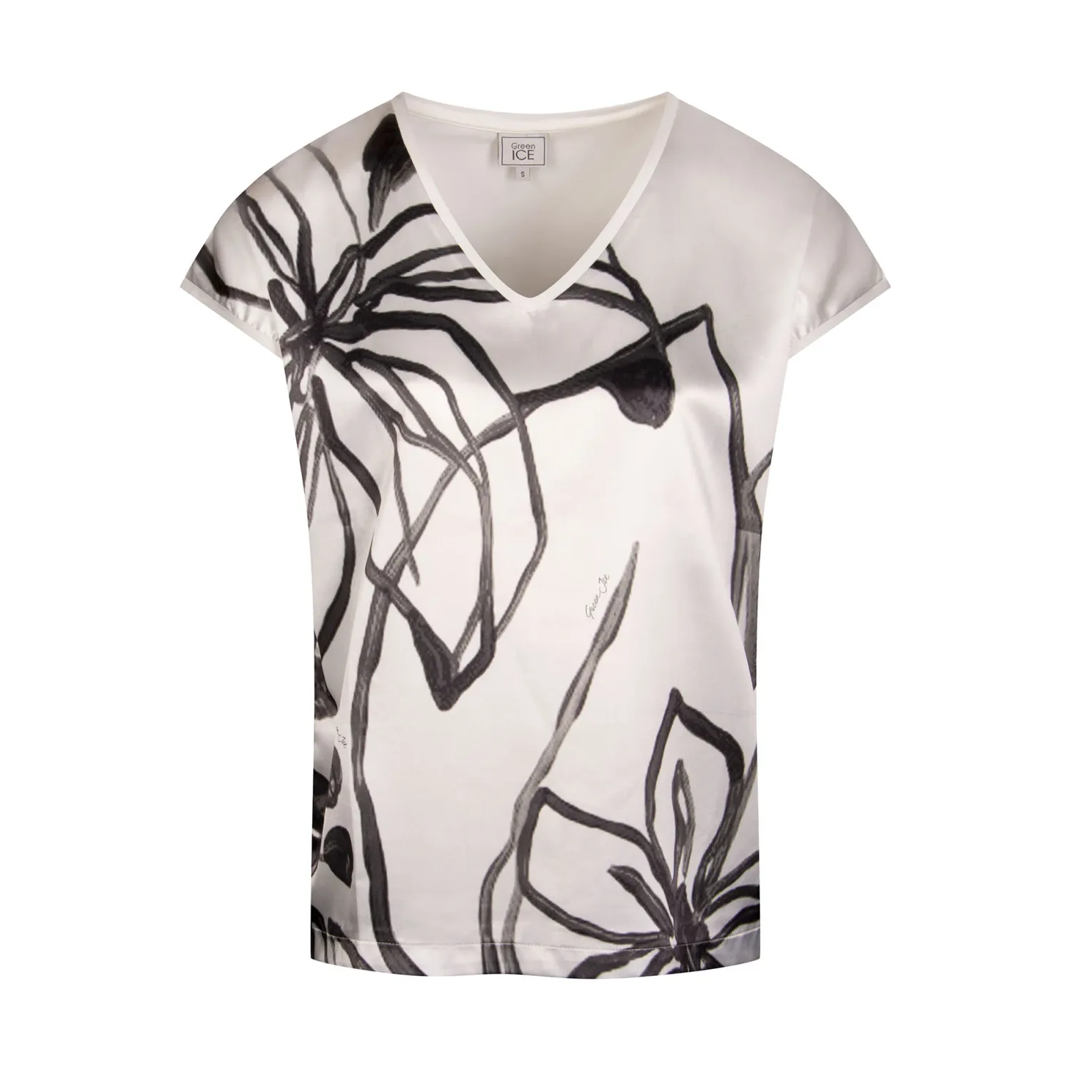 T-SHIRT VAN GREEN ICE KIMONO  Ecru