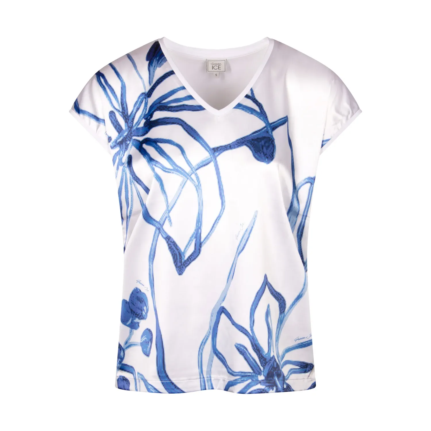 T-SHIRT VAN GREEN ICE KIMONO  White