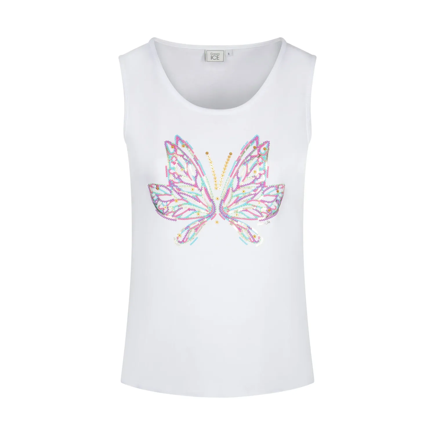 TOP VAN GREEN ICE INTESSA  White