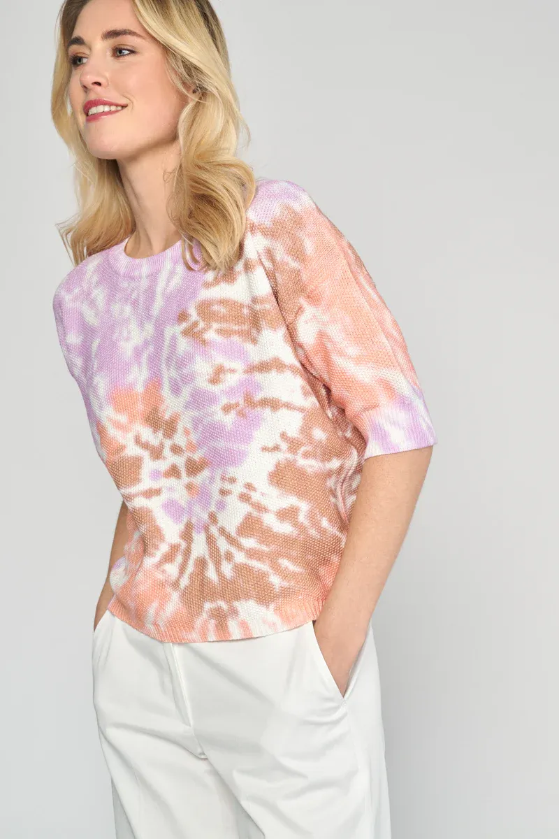 PULL VAN MARIE MERO PU30/LIL+CAM LILA/CAMEL