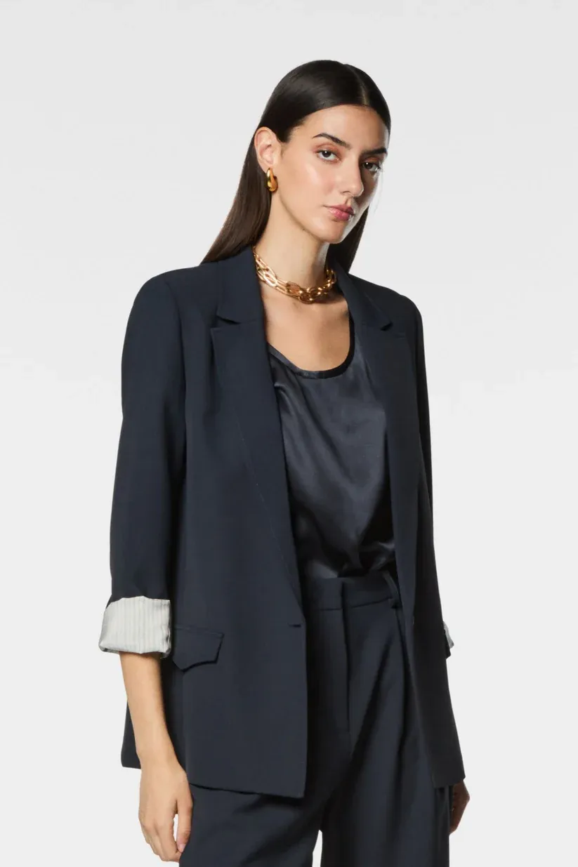 BLAZER VAN NENETTE 39BB-BESANA  0405.BLU NAVY