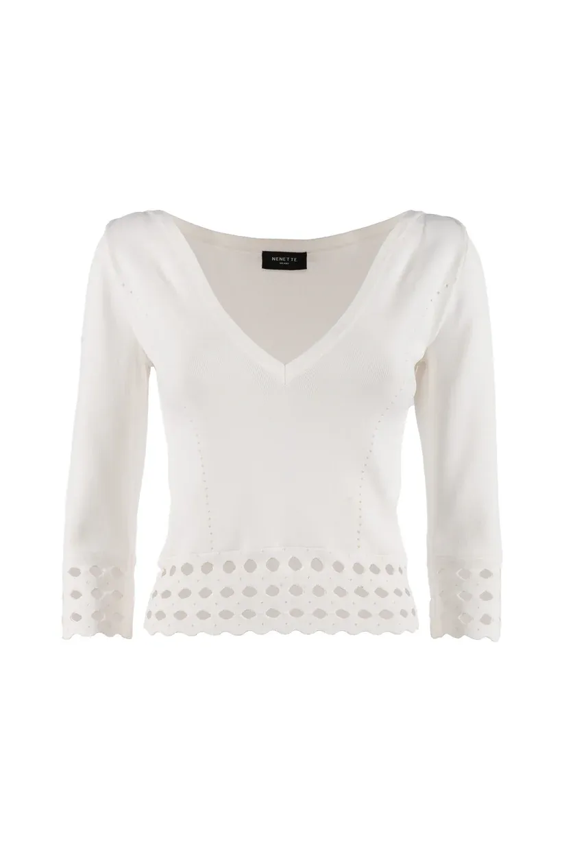 TOP VAN NENETTE 39BB-MAKOTO  0004.AVORIO