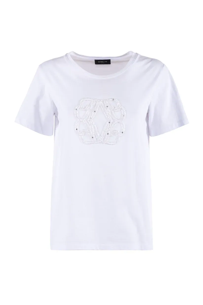 T-SHIRT VAN NENETTE 39BB-DASTIN  0001.BIANCO
