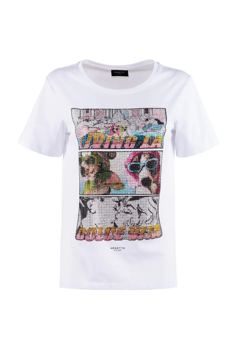 T-SHIRT VAN NENETTE 39BB-DEZ  0001.BIANCO