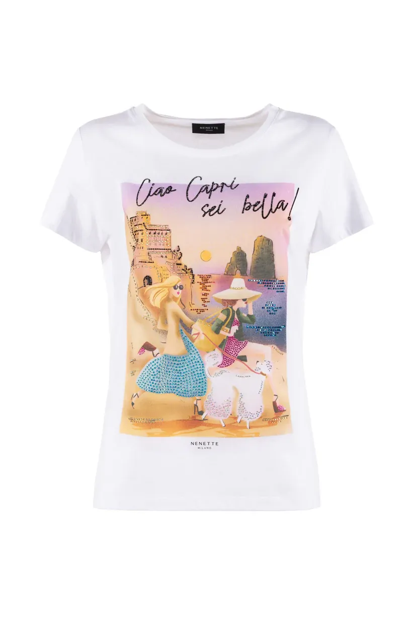 T-SHIRT VAN NENETTE 39BB-DELIA  0997.MULTICOLOR