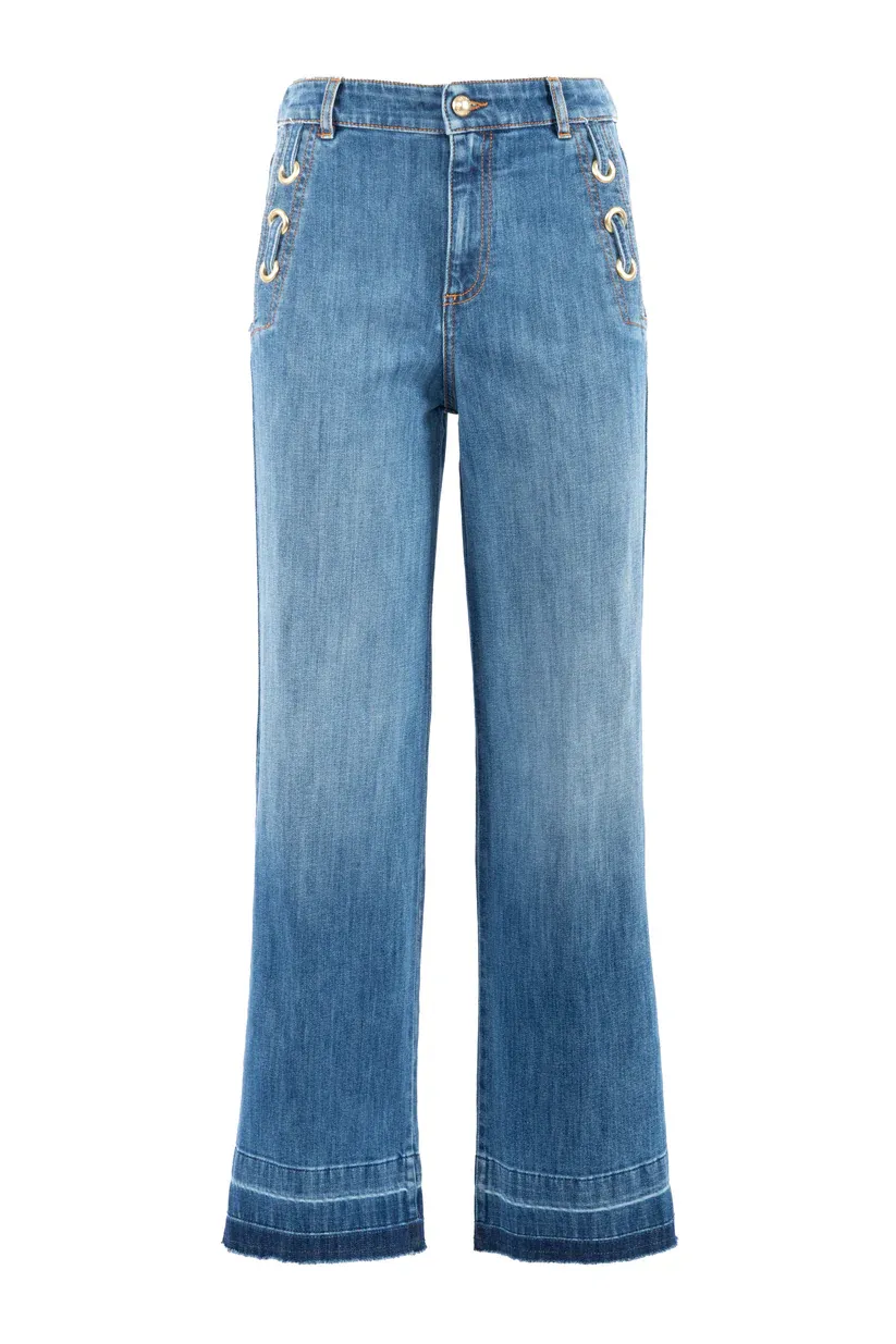BROEK VAN NENETTE 39BB-SANTORINI  0475.LAVAGGIO BLU MEDIO