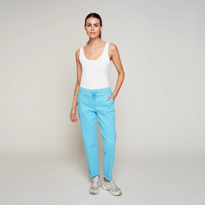 BROEK VAN GREEN ICE HANOS  Turquoise