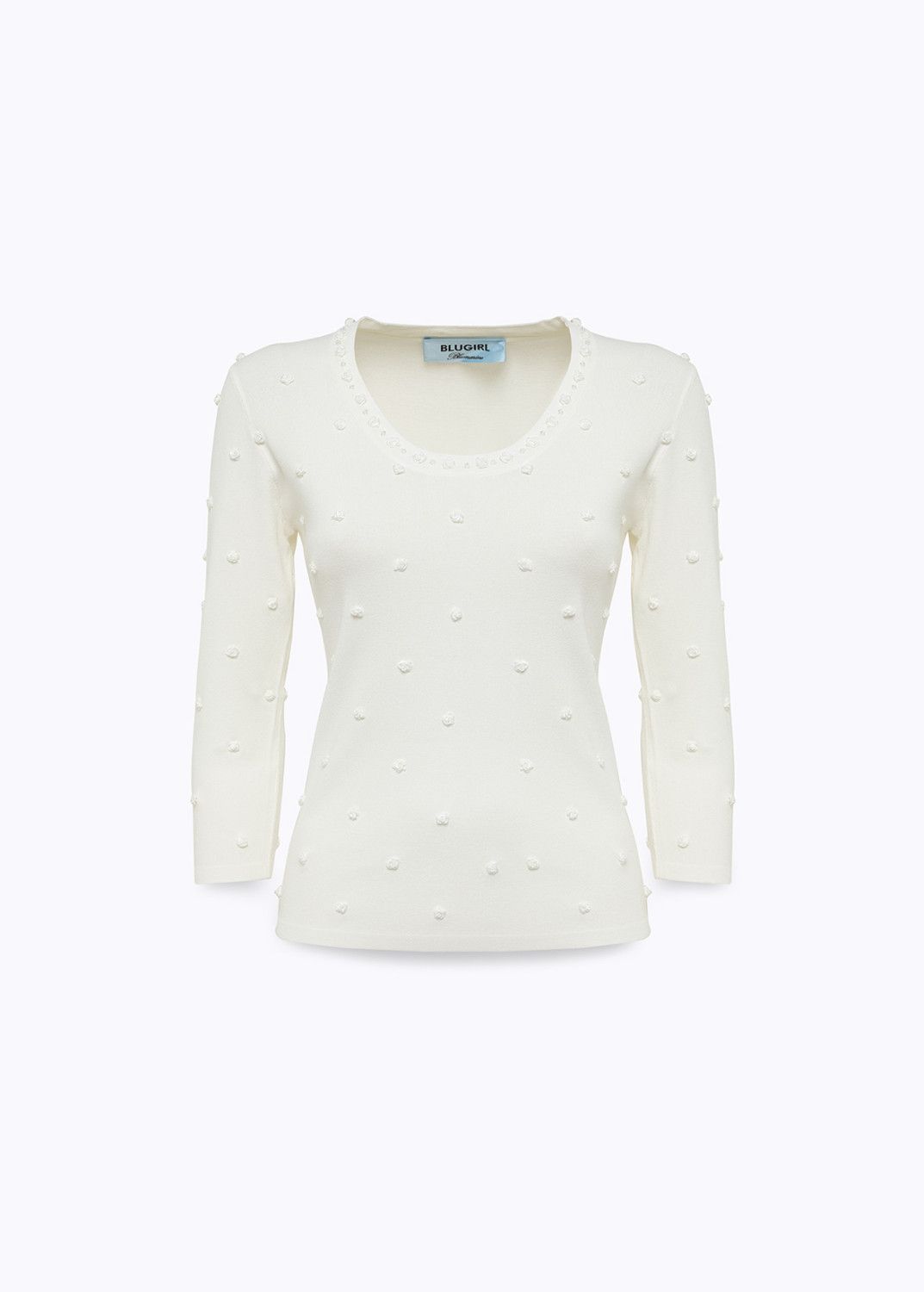 PULL VAN BLUGIRL RA5196 MS46M 14300 Chalk