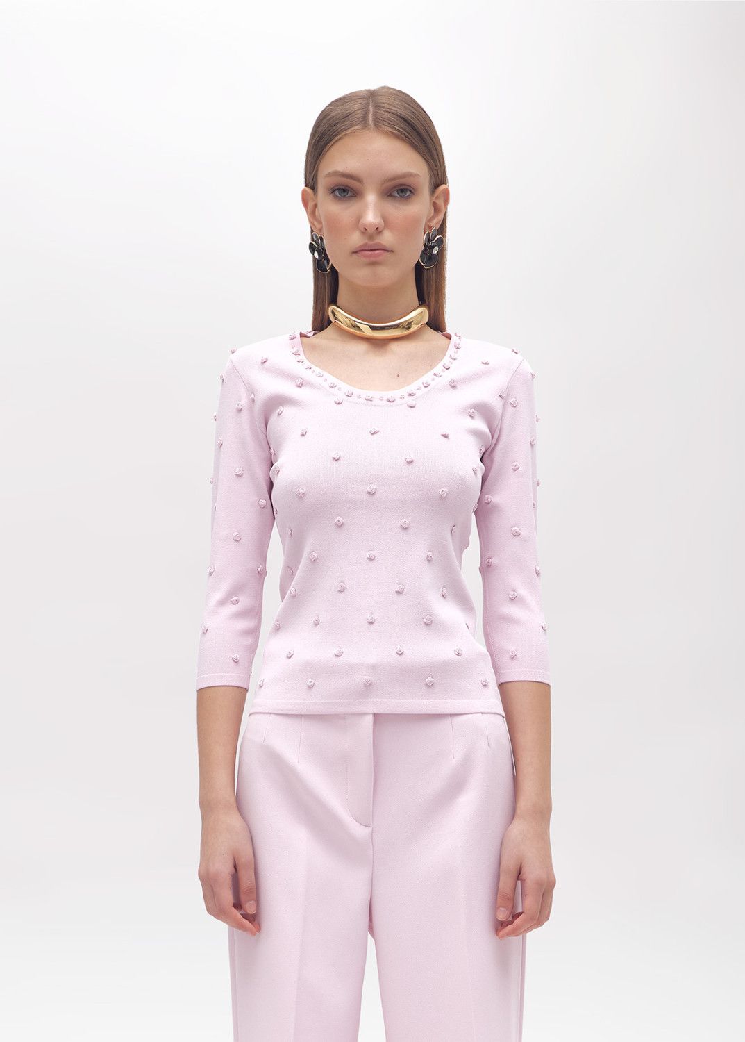 PULL VAN BLUGIRL RA5196 MS46M 32804 Parfait pink