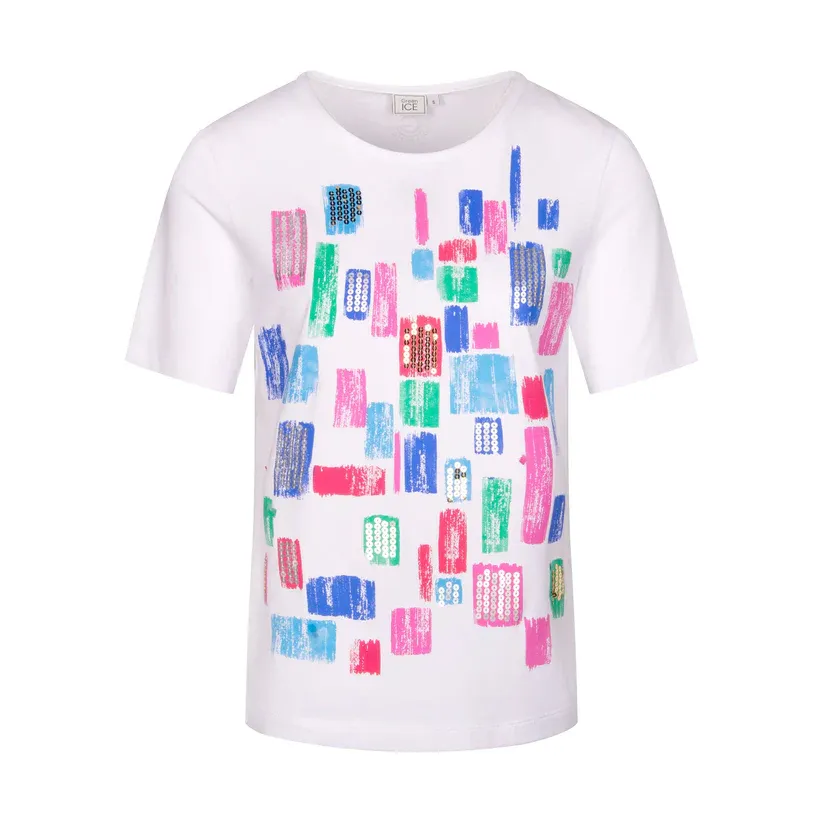 T-SHIRT VAN GREEN ICE ISOLDE  White