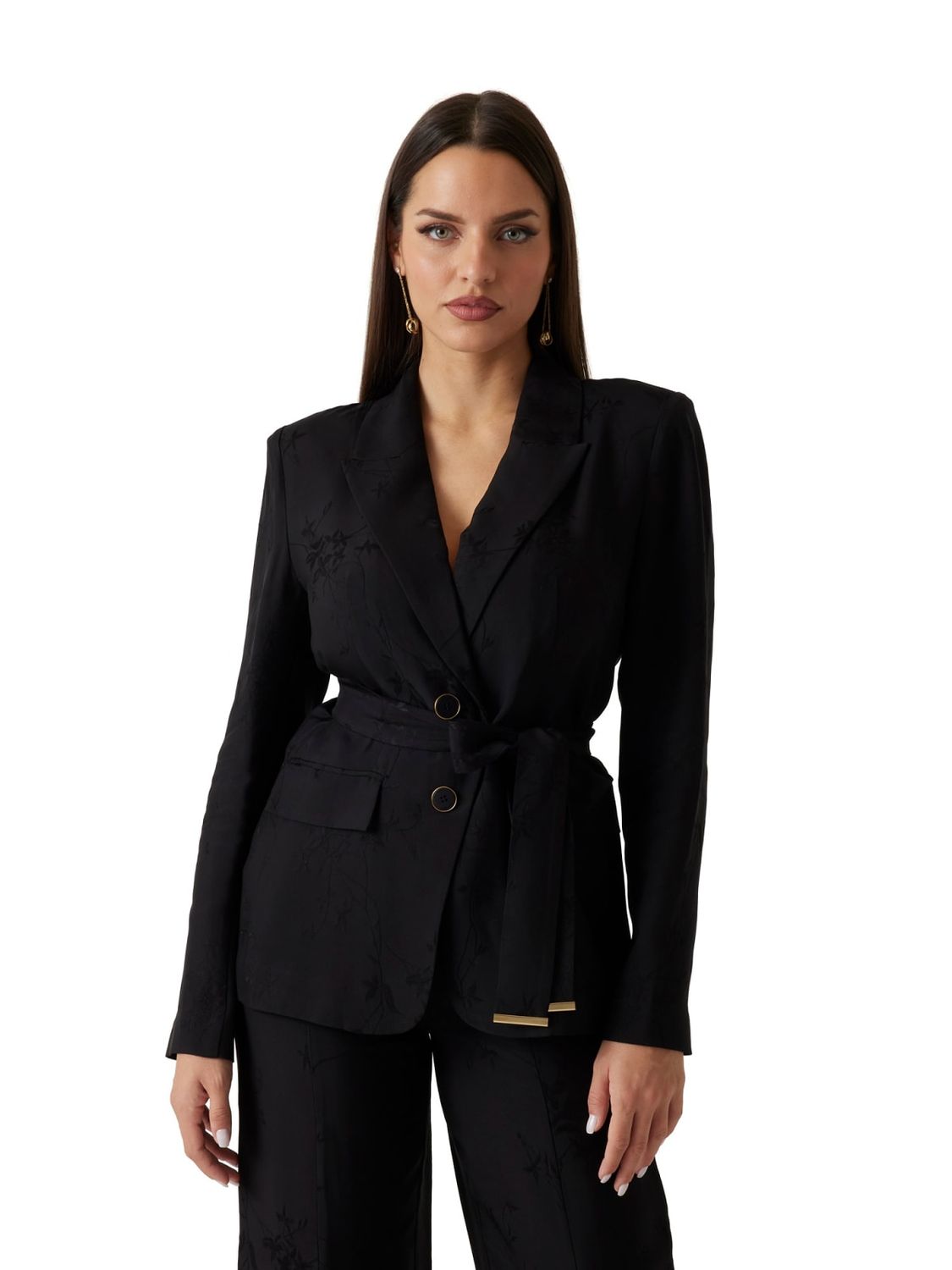 BLAZER VAN MARCIANO BY GUESS 5YGN00 7337A JBLK Jet Black A996