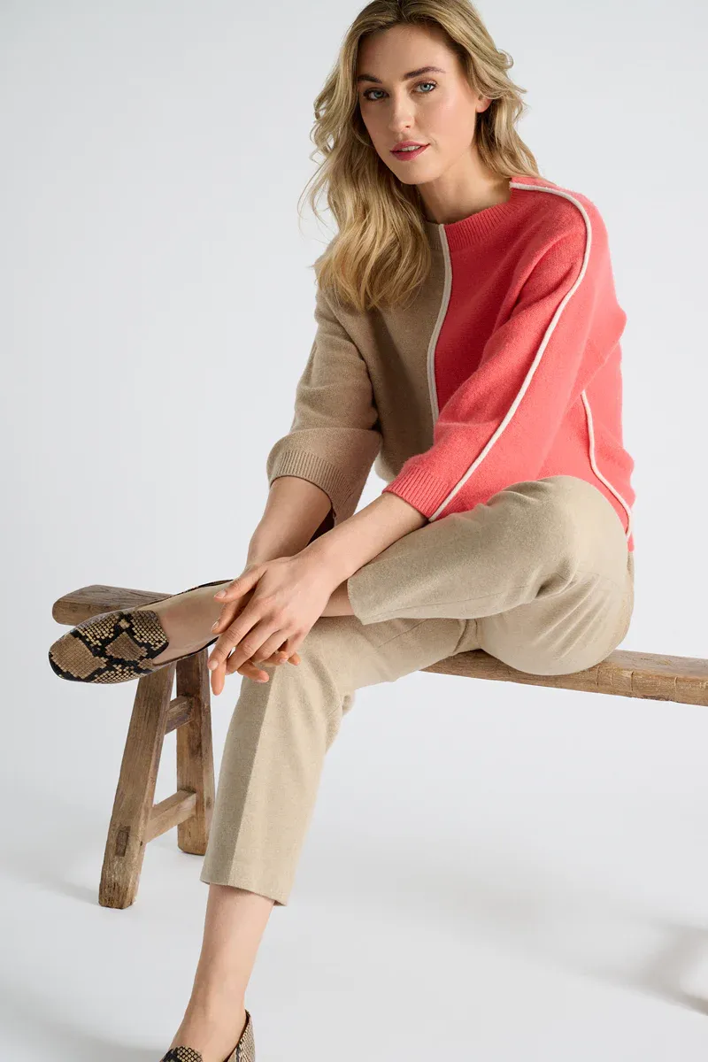 PULL VAN MARIE MERO PU70/WAL+COR WALNUT/CORAAL