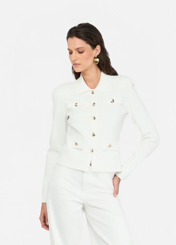 GILET VAN LIU JO CF5152-MS55N X0718 LATTE LIGHT