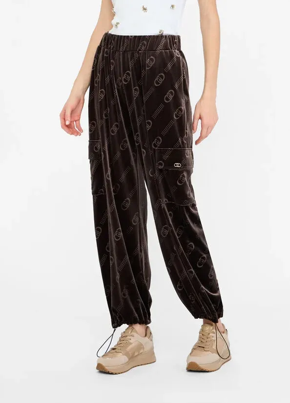 BROEK VAN LIU JO TF5111-J4955 M9768 CIOCCOLATO LIUJO