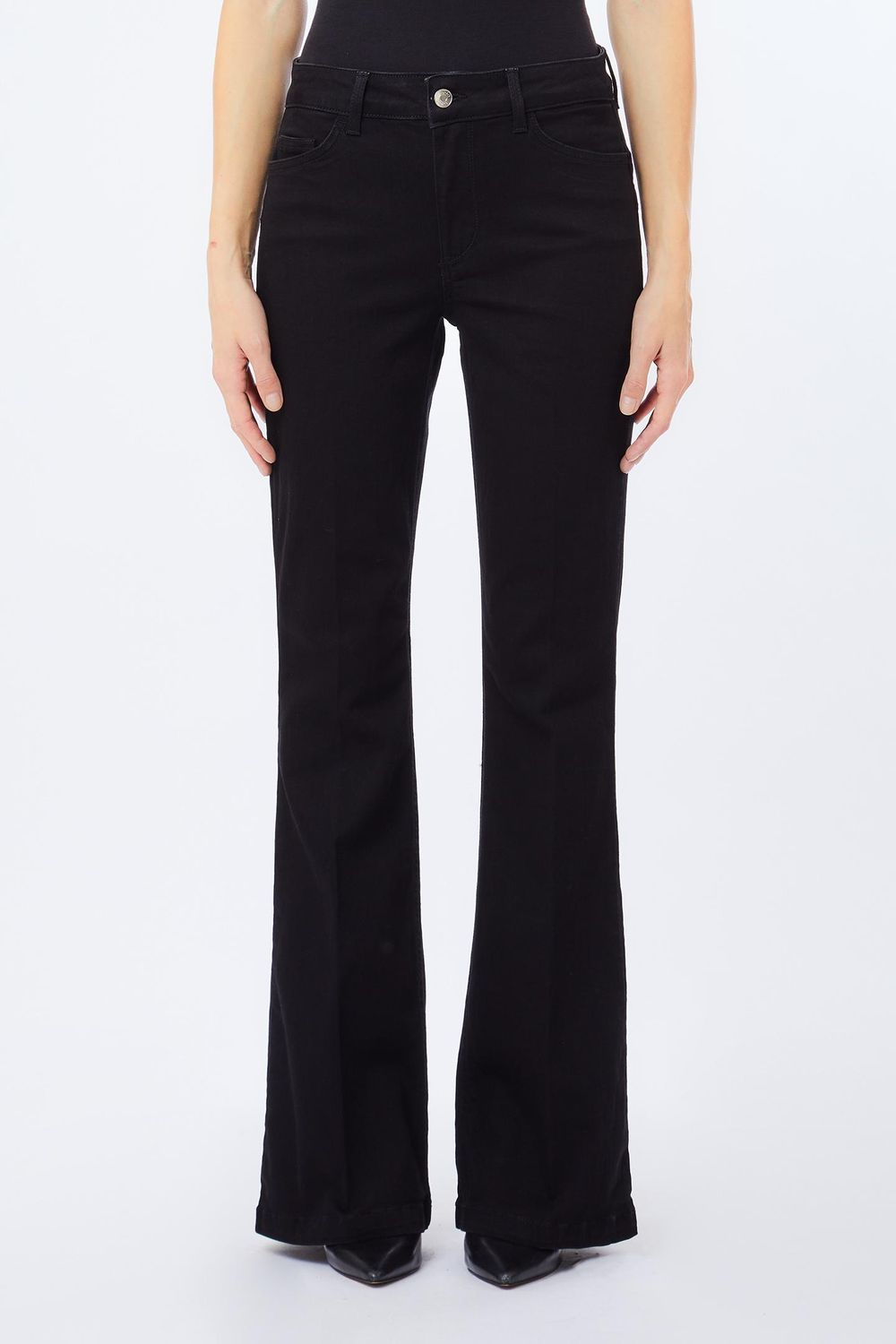 BROEK VAN LIU JO UF5058-DS015 88000 DEN.NERO NORMAL WASH