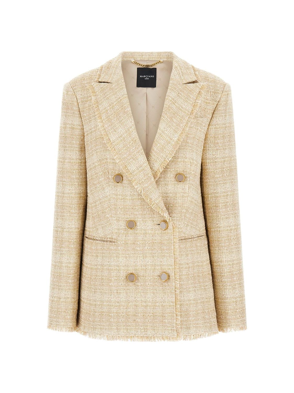 BLAZER VAN MARCIANO BY GUESS 5GGN15 7302A FNG1 VELVET TAUPE LUX TWE
