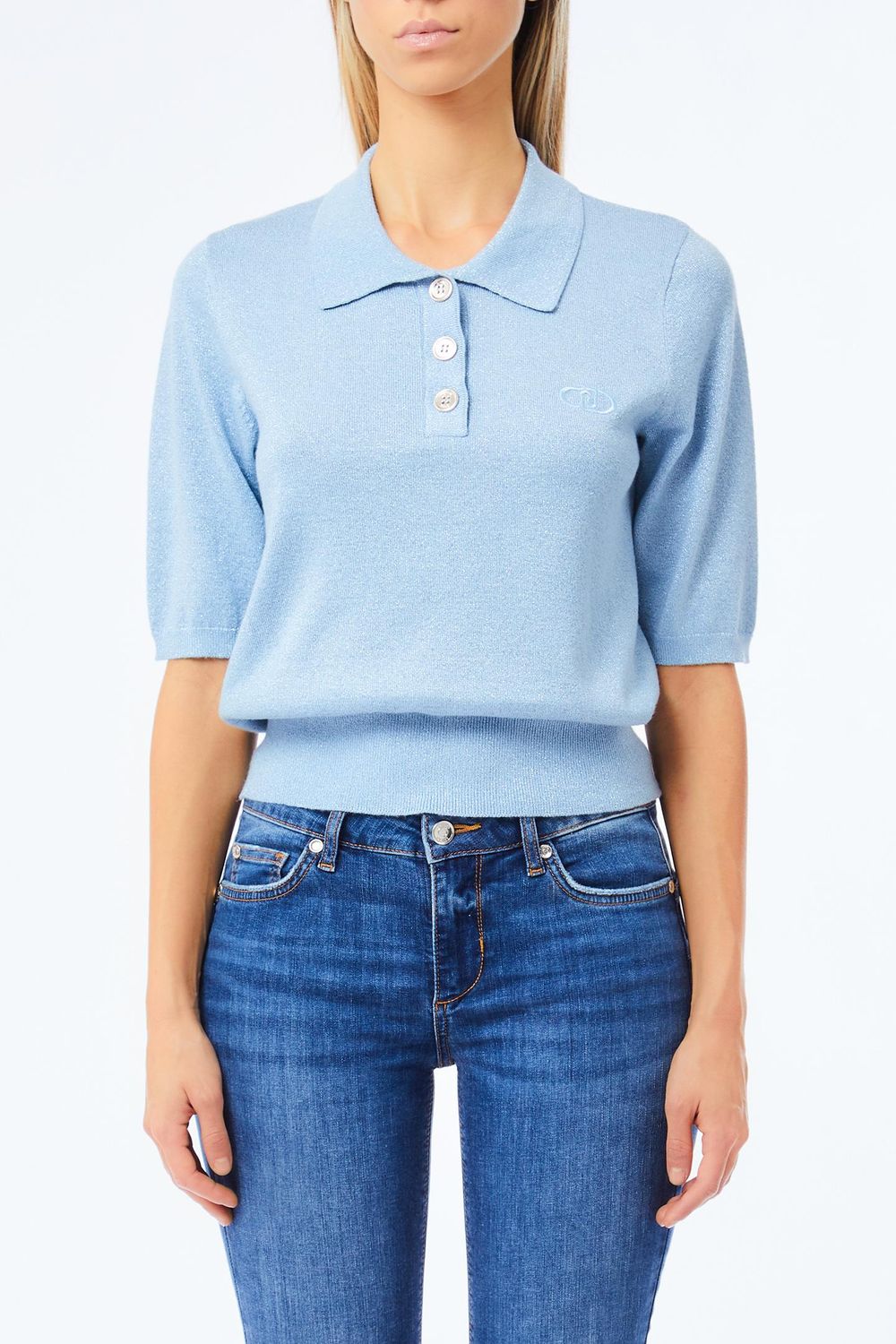 PULL VAN LIU JO UF5278-MA76Q A4075 BLU EMERALD MET.