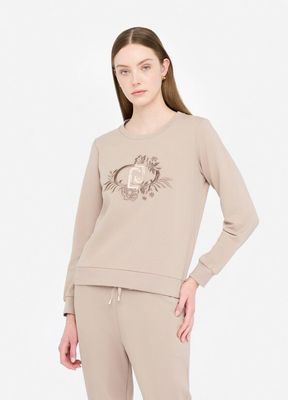 SWEATER VAN LIU JO TF5097-FS090 60906 CHAMPAGNE