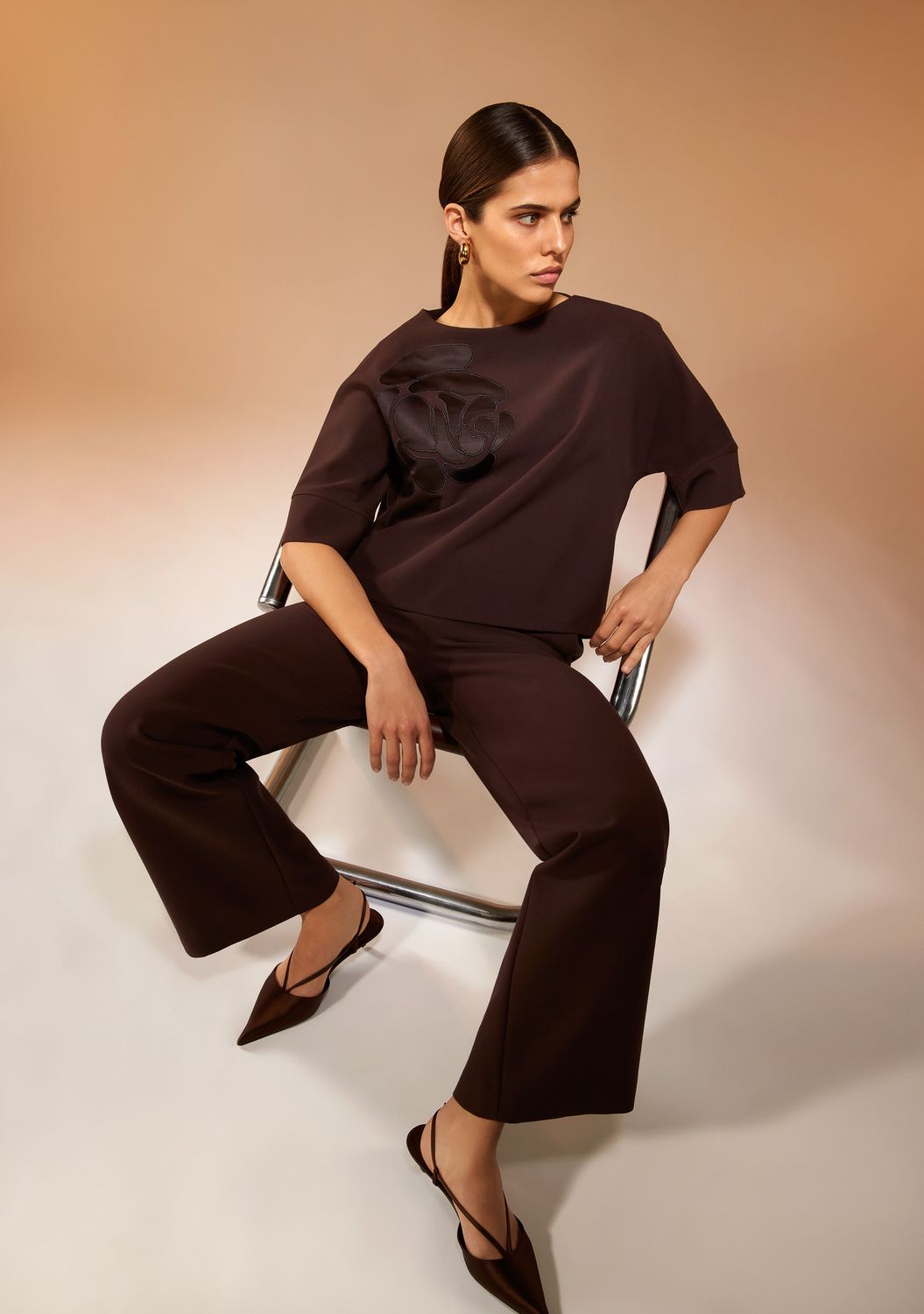 BROEK VAN ATMOS A8695BK DIGNA . BROWN