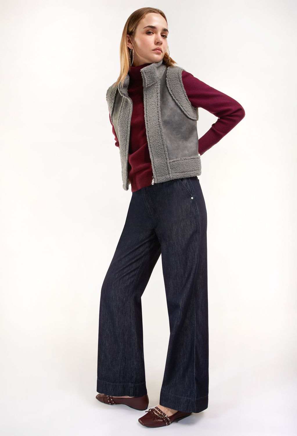 VEST VAN SENSO S1986VT/R OZANNE. GREY