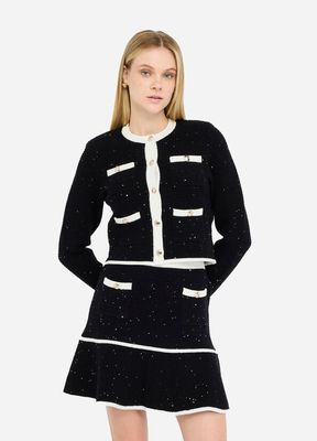 GILET VAN LIU JO CF5131-MS18F 03862 NERO/LATTE