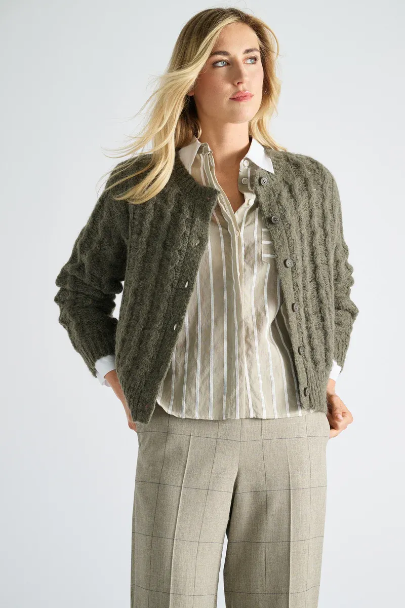 CARDIGAN VAN MARIE MERO CA55/KHA KAKI