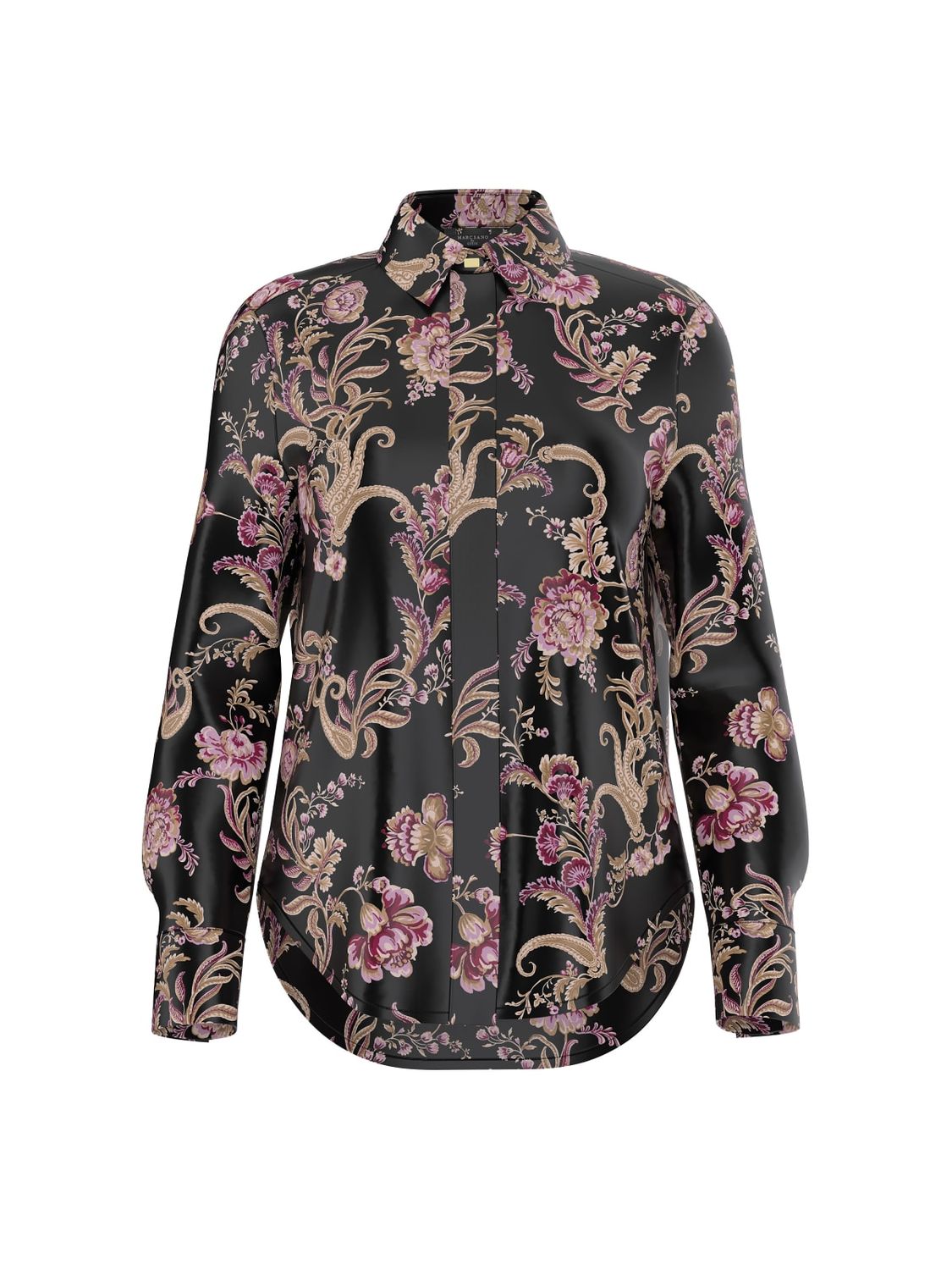 BLOES VAN MARCIANO BY GUESS 5GGH32 7298A PJ3L FLORAL PAISLEY BLACK
