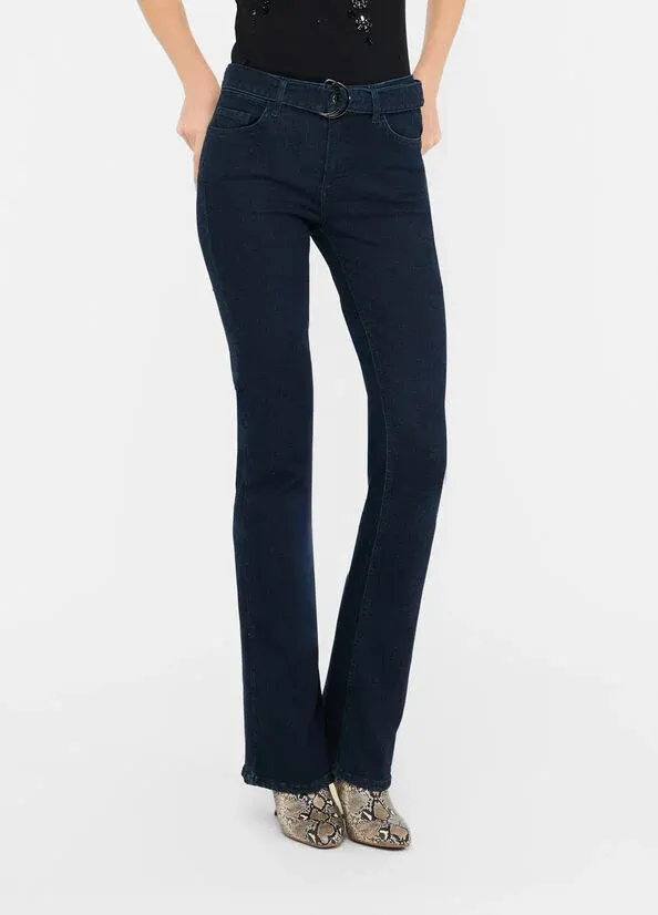 BROEK VAN LIU JO UF5015-D4646 77565 DEN.BLUE GAME WASH