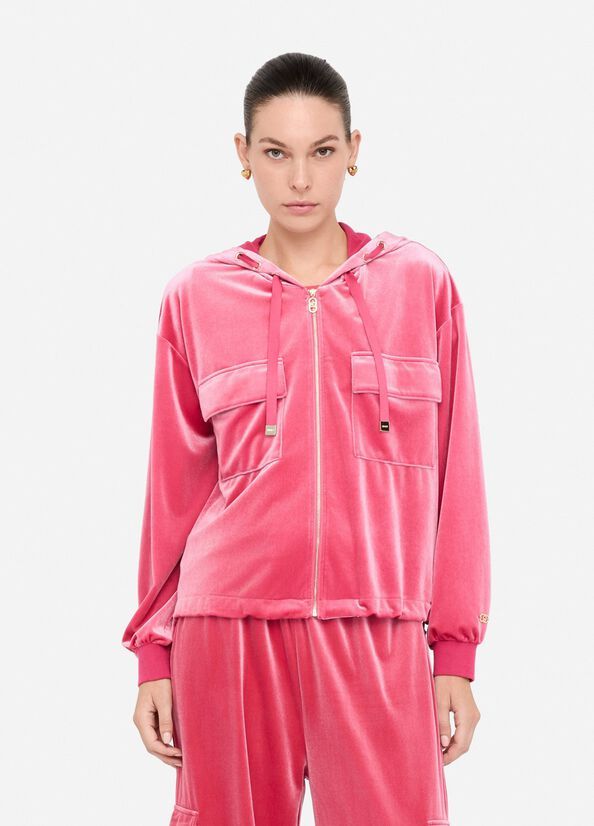 GILET VAN LIU JO TF5108-J4955 71831 STRONG CHERRY