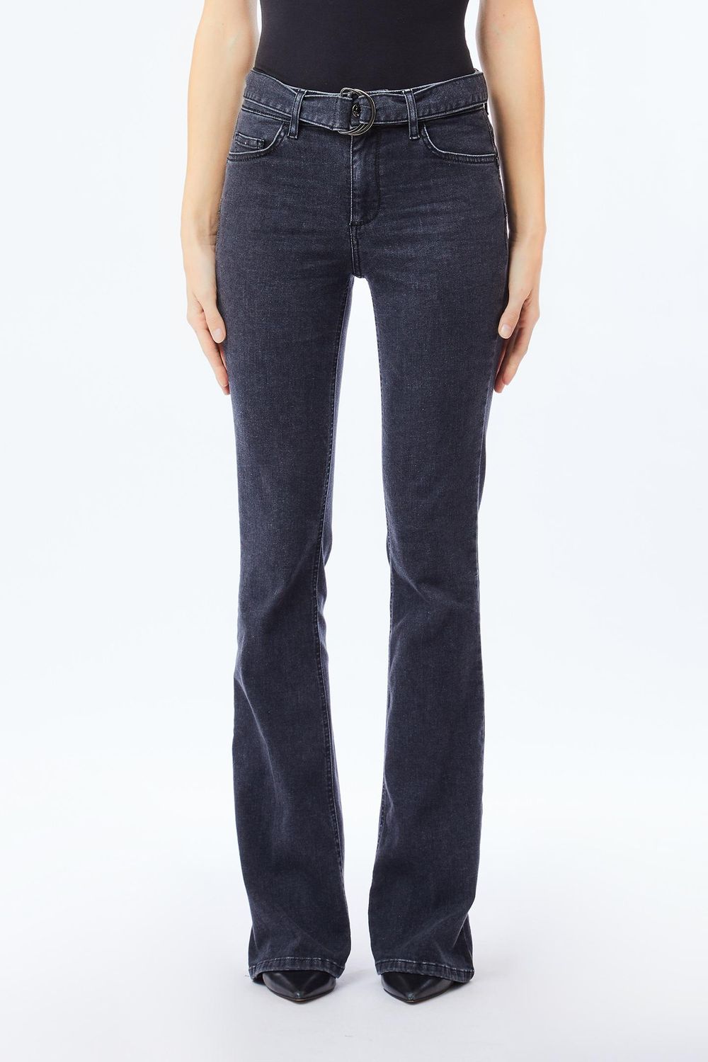 BROEK VAN LIU JO UF5015-D4646 87470 DEN.GREY GAME WASH