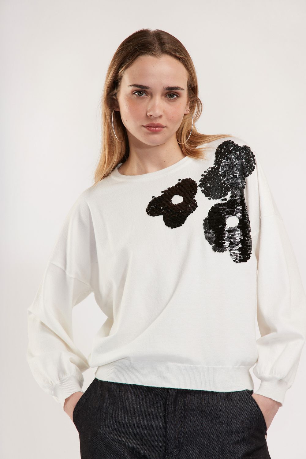 PULL VAN SENSO S1980PL/F NOURA ECRU