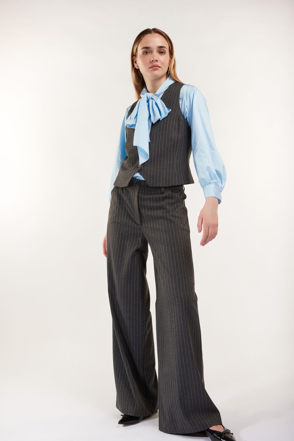 BROEK VAN SENSO S1779BK LANI STEEL