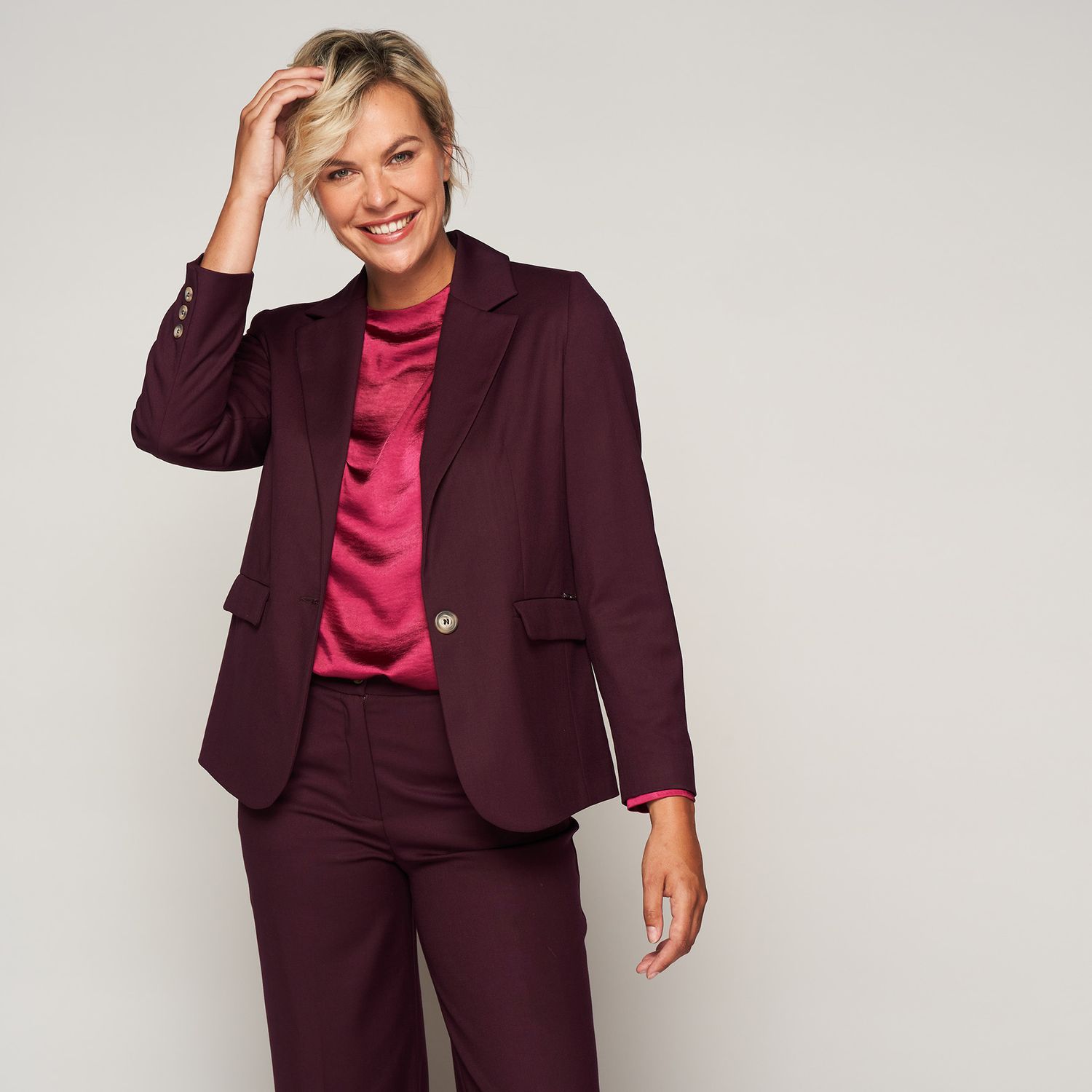 BLAZER VAN GREEN ICE TEPIC  Aubergine