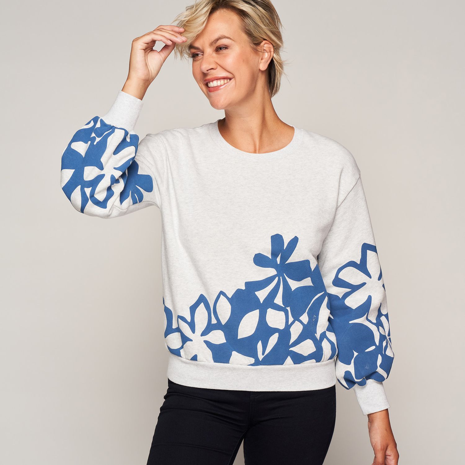 SWEATER VAN GREEN ICE NAKITA  Lt Grey