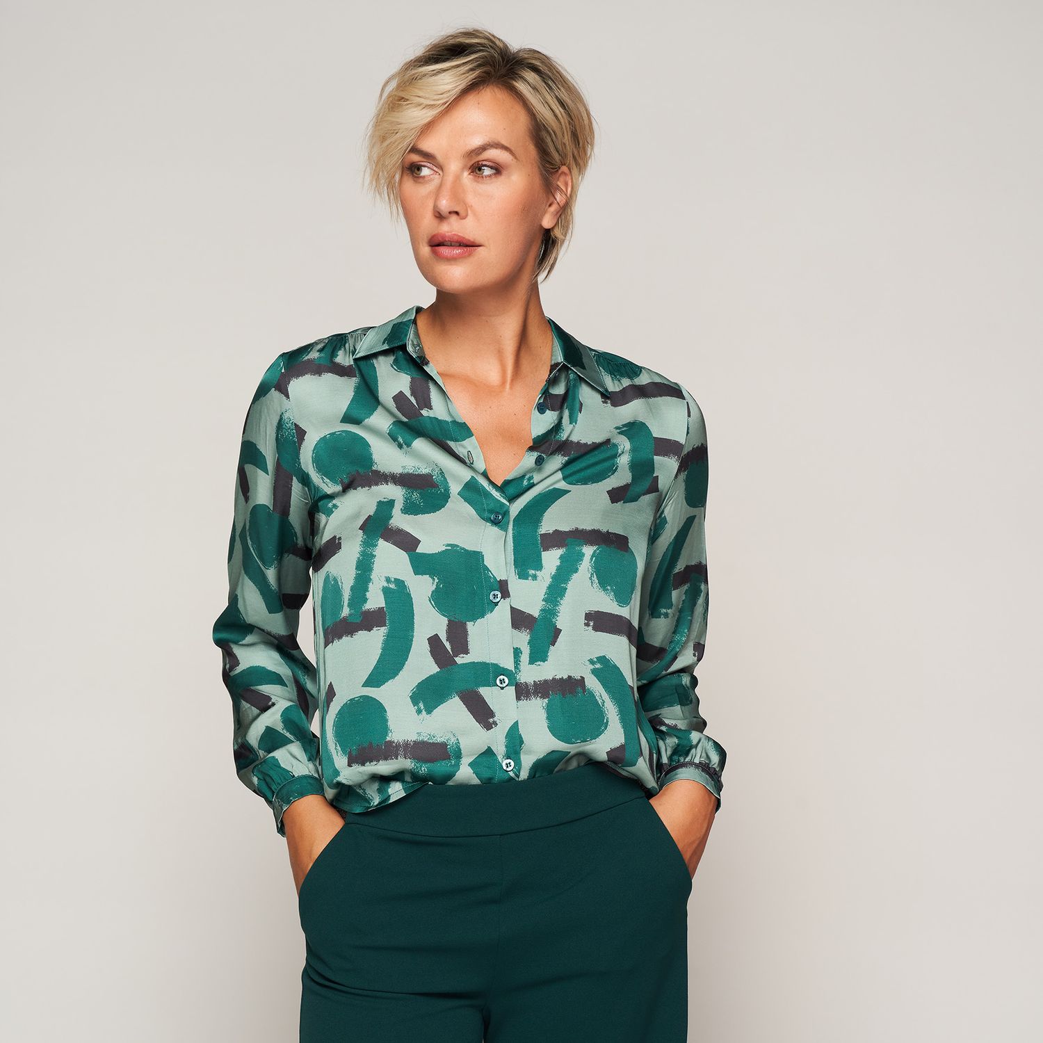 BLOES VAN GREEN ICE BATIK  Mint