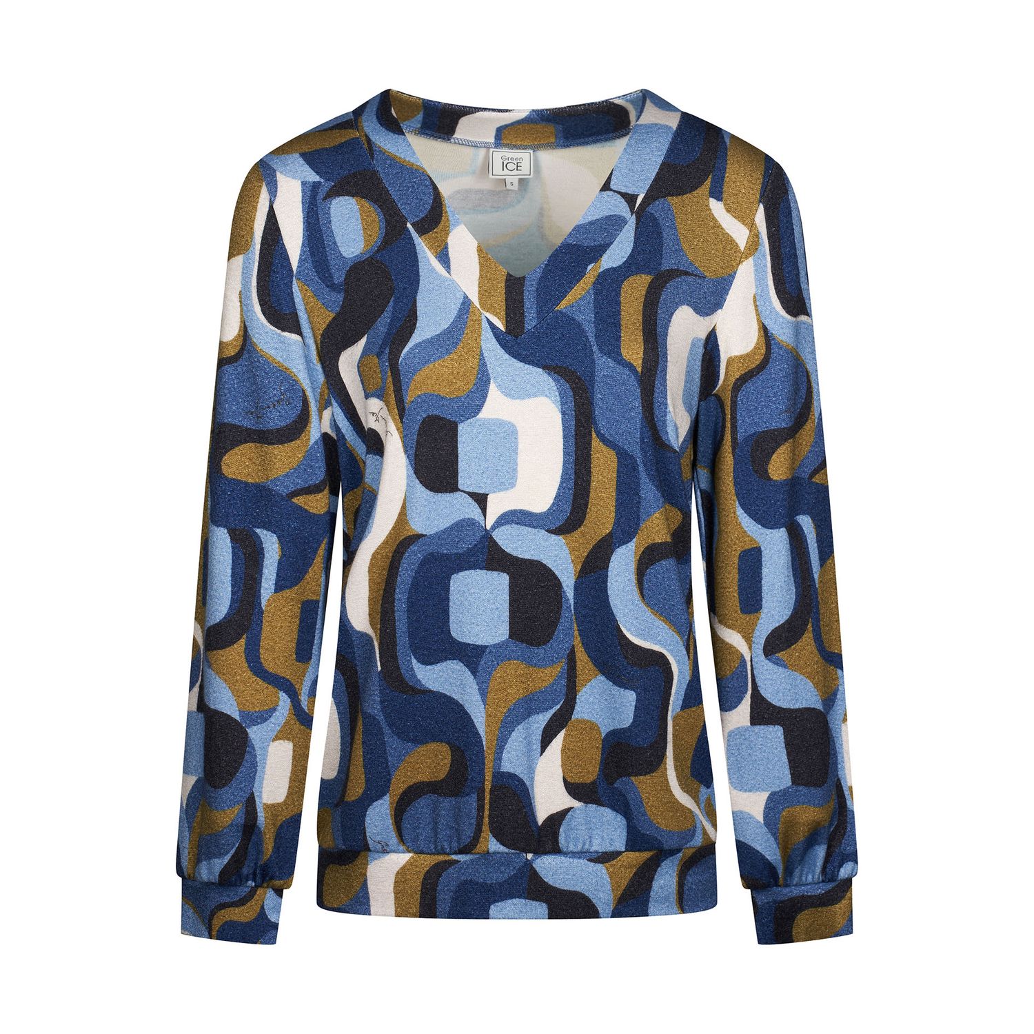PULL VAN GREEN ICE NOKOLA  Blue