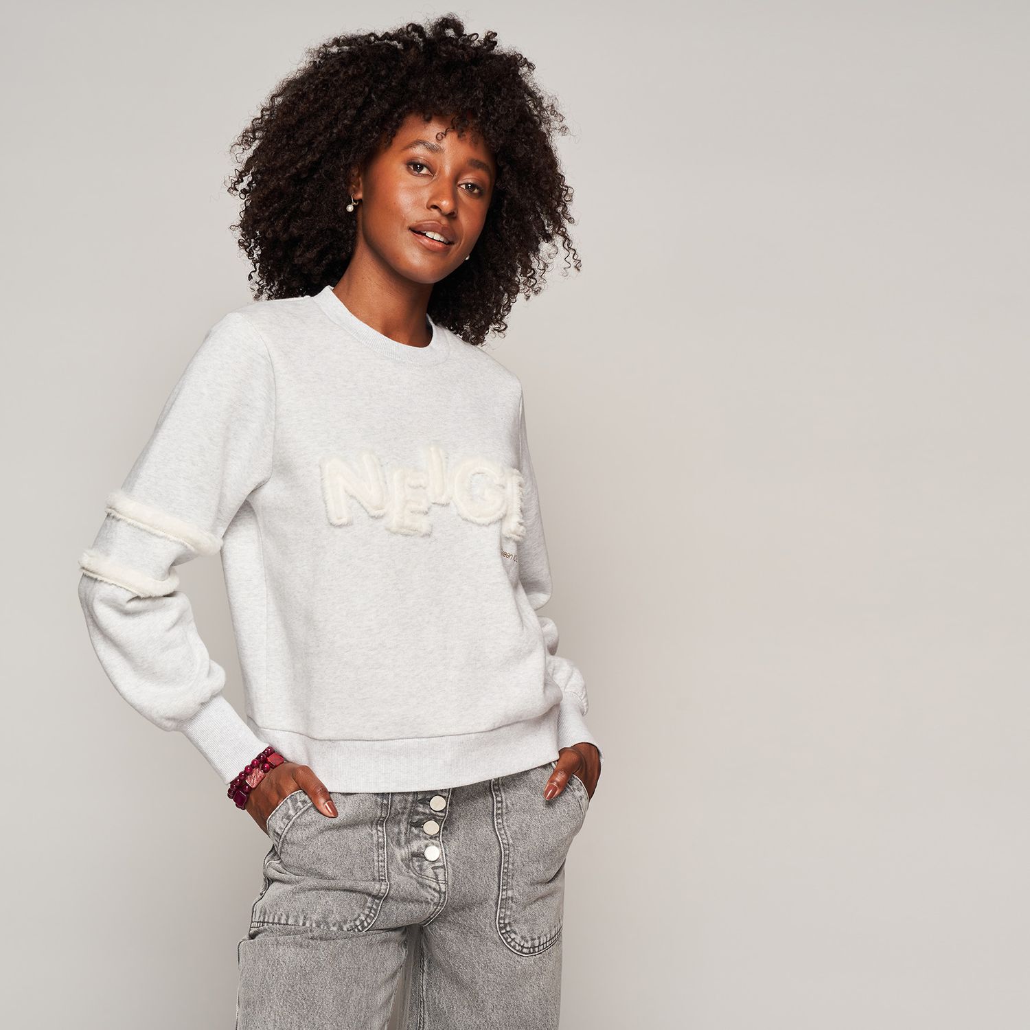 SWEATER VAN GREEN ICE NOVAN  Grey